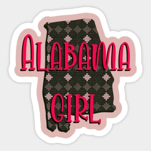 Alabama Girl Sticker